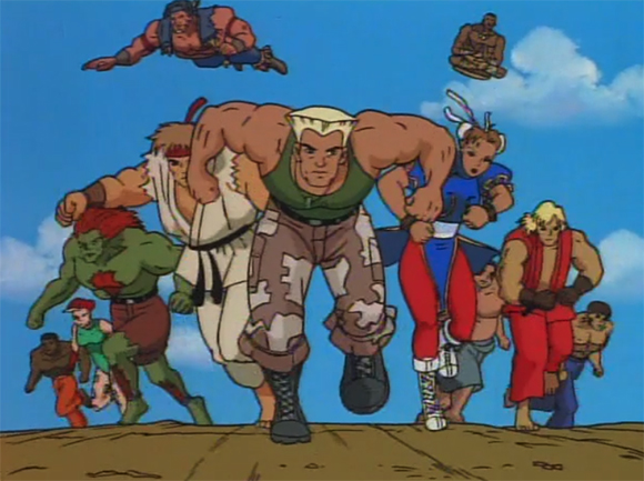 STREET FIGHTER (aka STREET FIGHTER: THE ANIMATED SERIES), Guile, 1995-97. © USA Network / Courtesy: Everett Collection Stock Photo - Alamy