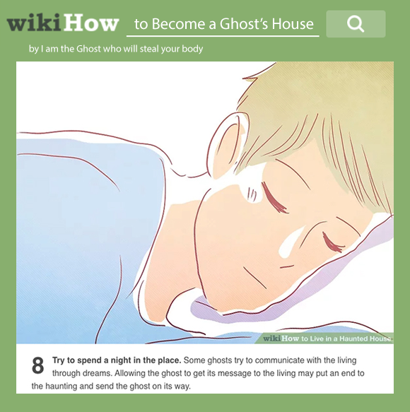 Learning Day: WikiHow to Live in a Haunted House - 1900HOTDOG