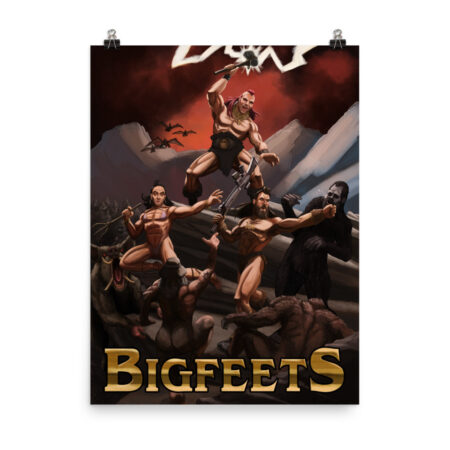Backyards & Bigfeets Poster 18" x 24"