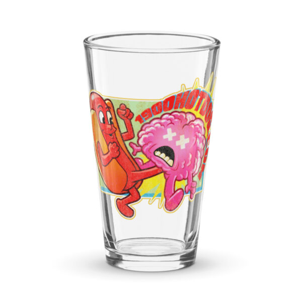Hot Dog Assault Pint Glass