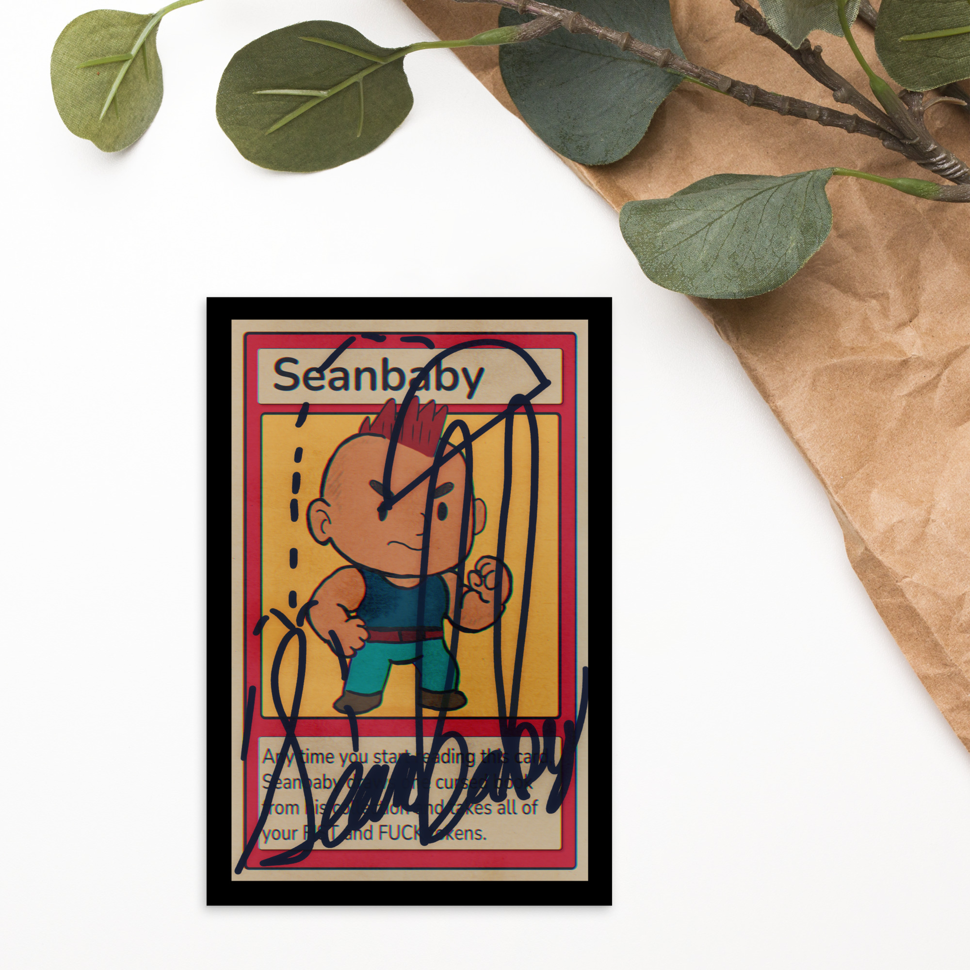 Official Signed Seanbaby Trading Card