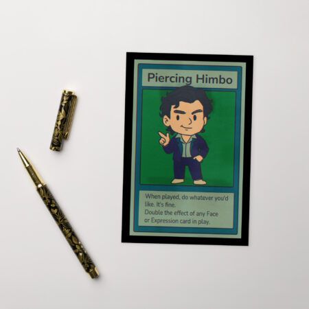 Piercing Himbo Trading Card