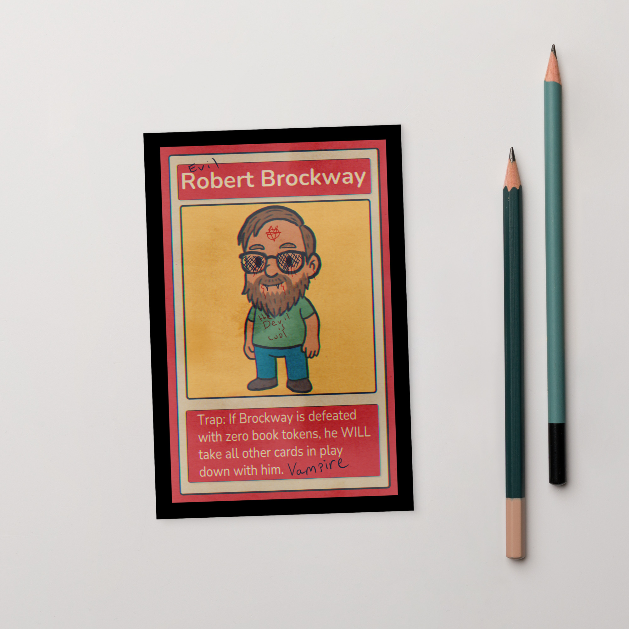 Robert Brockway Trading Card - Evil Variant