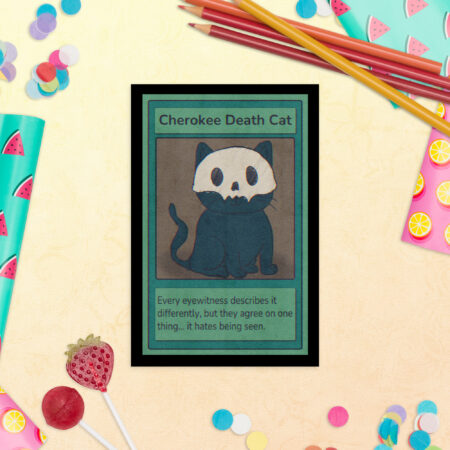 Cherokee Death Cat Trading Card
