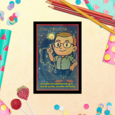 Alex Schmidt Full Art Holo Secret Rare Trading Card