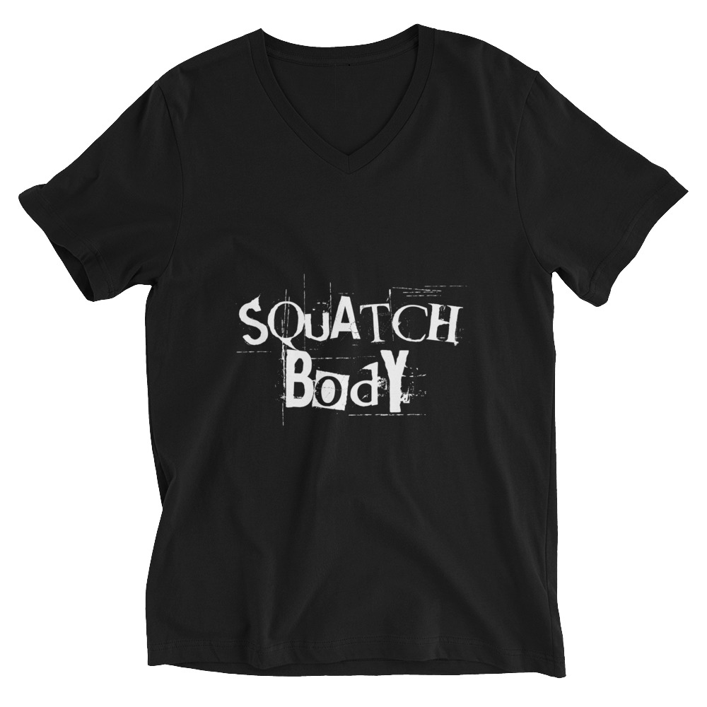 Squatch Body V-Neck T-Shirt (Dark)