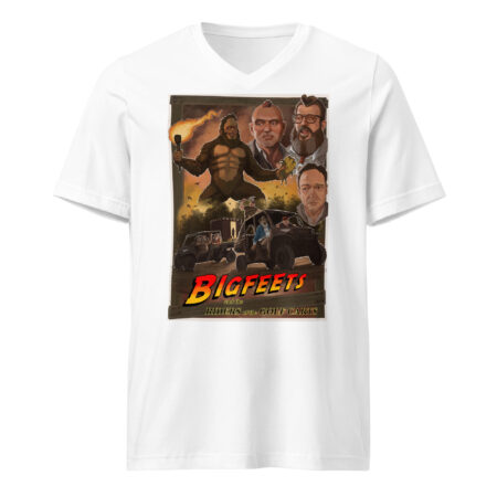 BIGFEETS: Riders of the Golf Karts Short Sleeve V-Neck T-Shirt